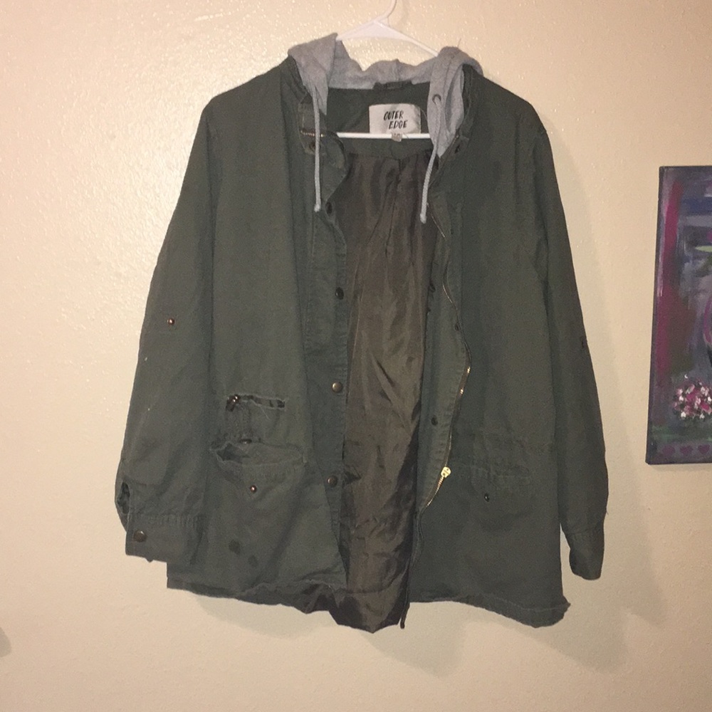 Navy green jacket